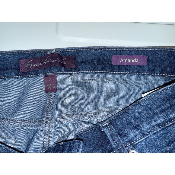 Gloria Vanderbilt Amanda Jeans Size 16 Medium wash - Picture 3 of 6